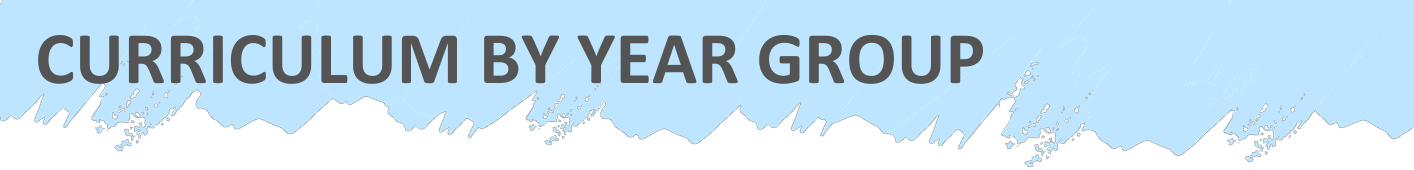 CURRICULUM BY YEAR GROUP BANNER